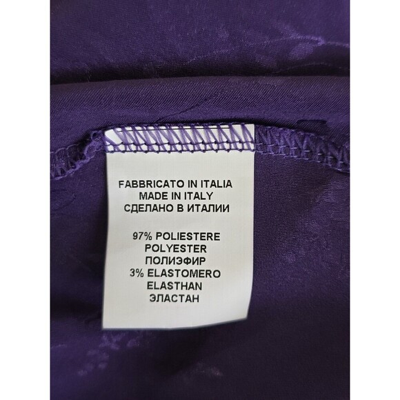 Kontatto Halter Satin Maxi Dress Gown Womens Medium Made In Italy - Picture 8 of 10